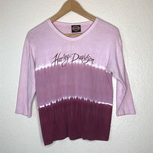 Harley Davidson 1999/2000 Pink 3/4 Long Sleeve